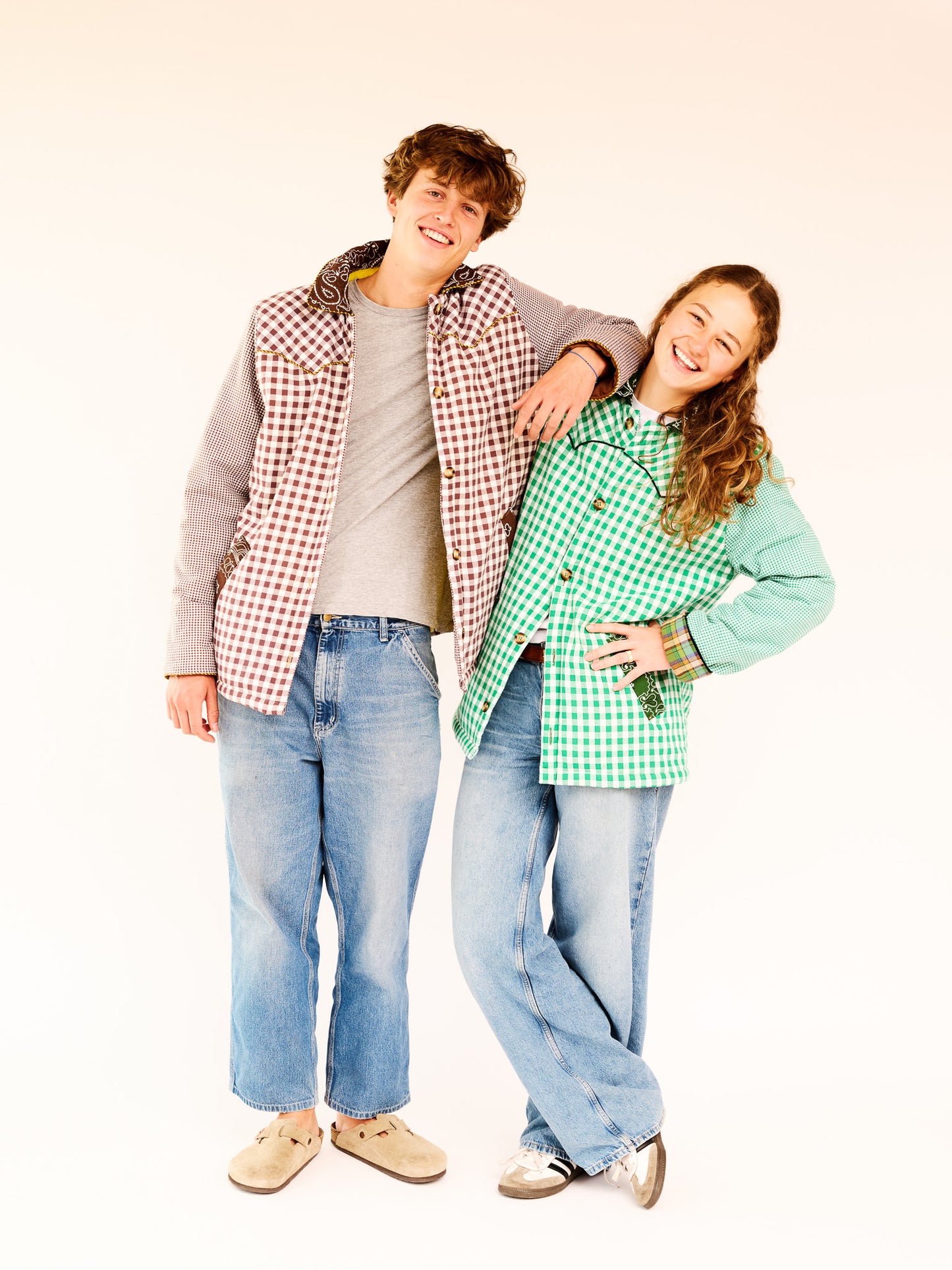 GREEN GINGHAM JACKET