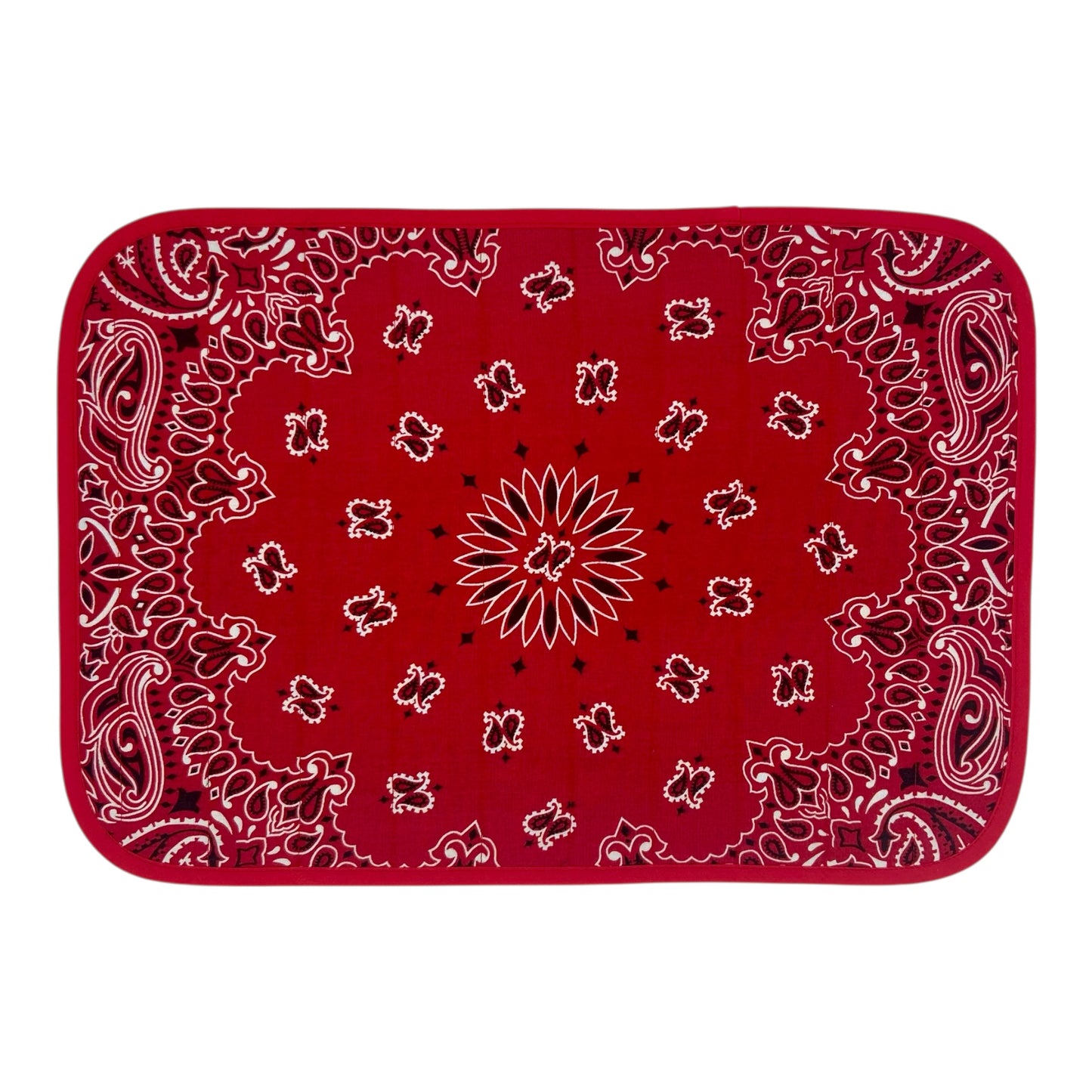 SET DE TABLE - ECOSSAIS ROUGE & BANDANA ROUGE
