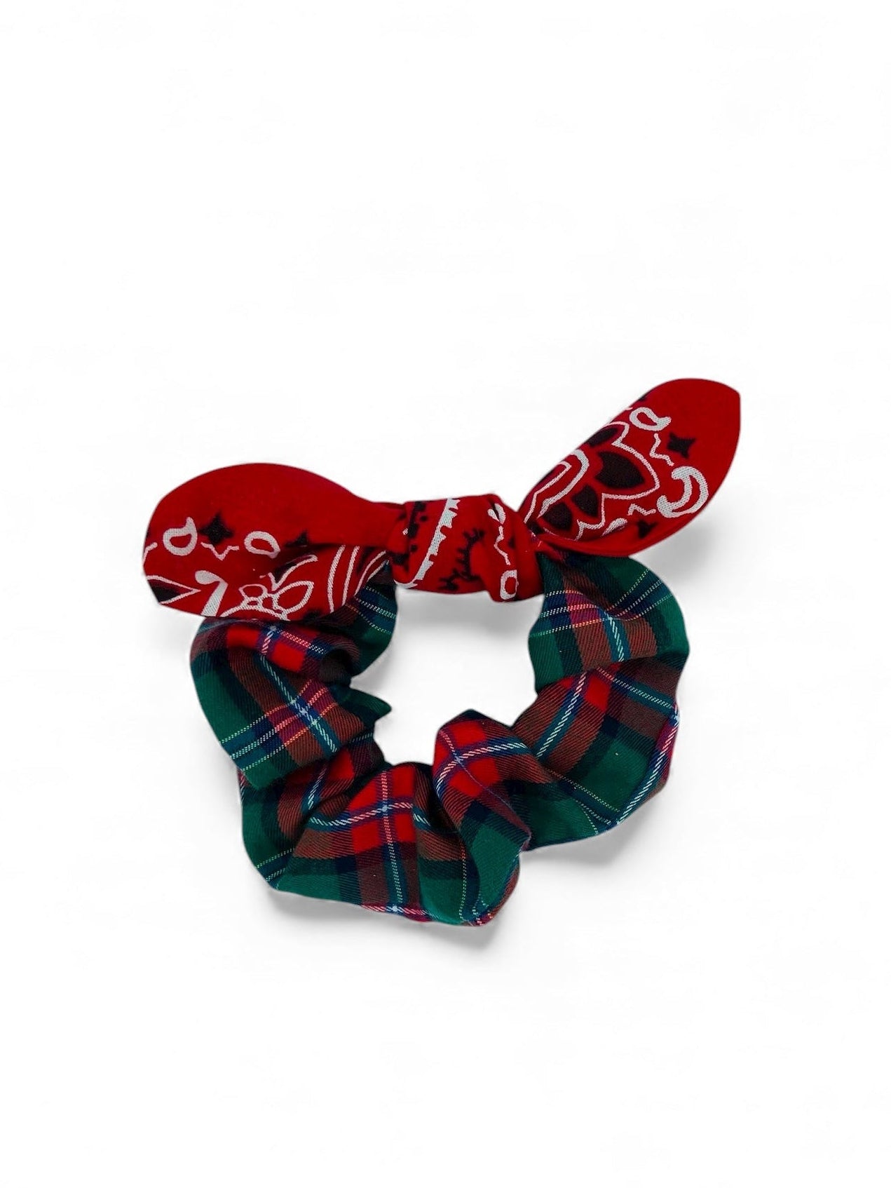 CHOUCHOU ECOSSAIS ROUGE ET VERT