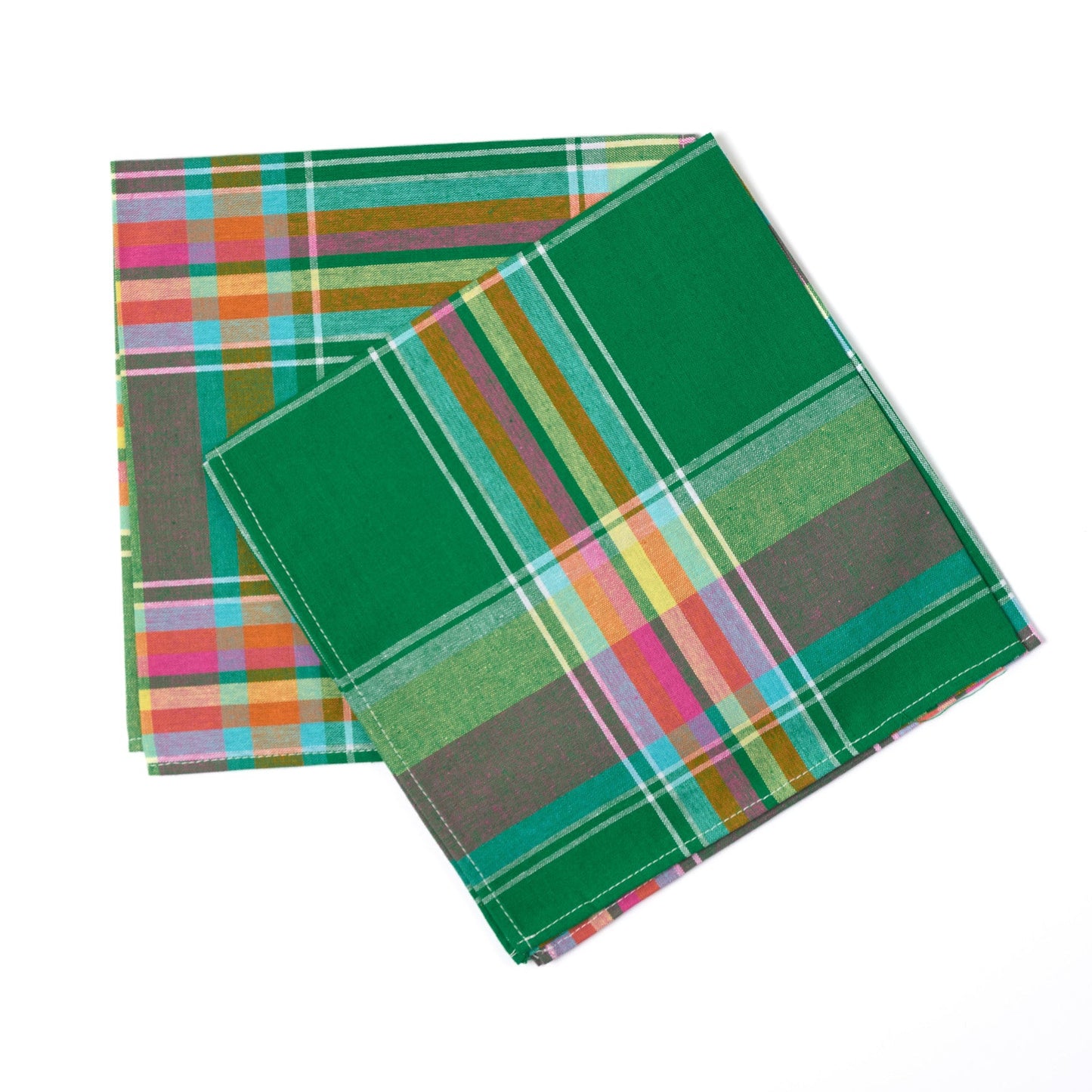 GREEN MADRAS NAPKINS