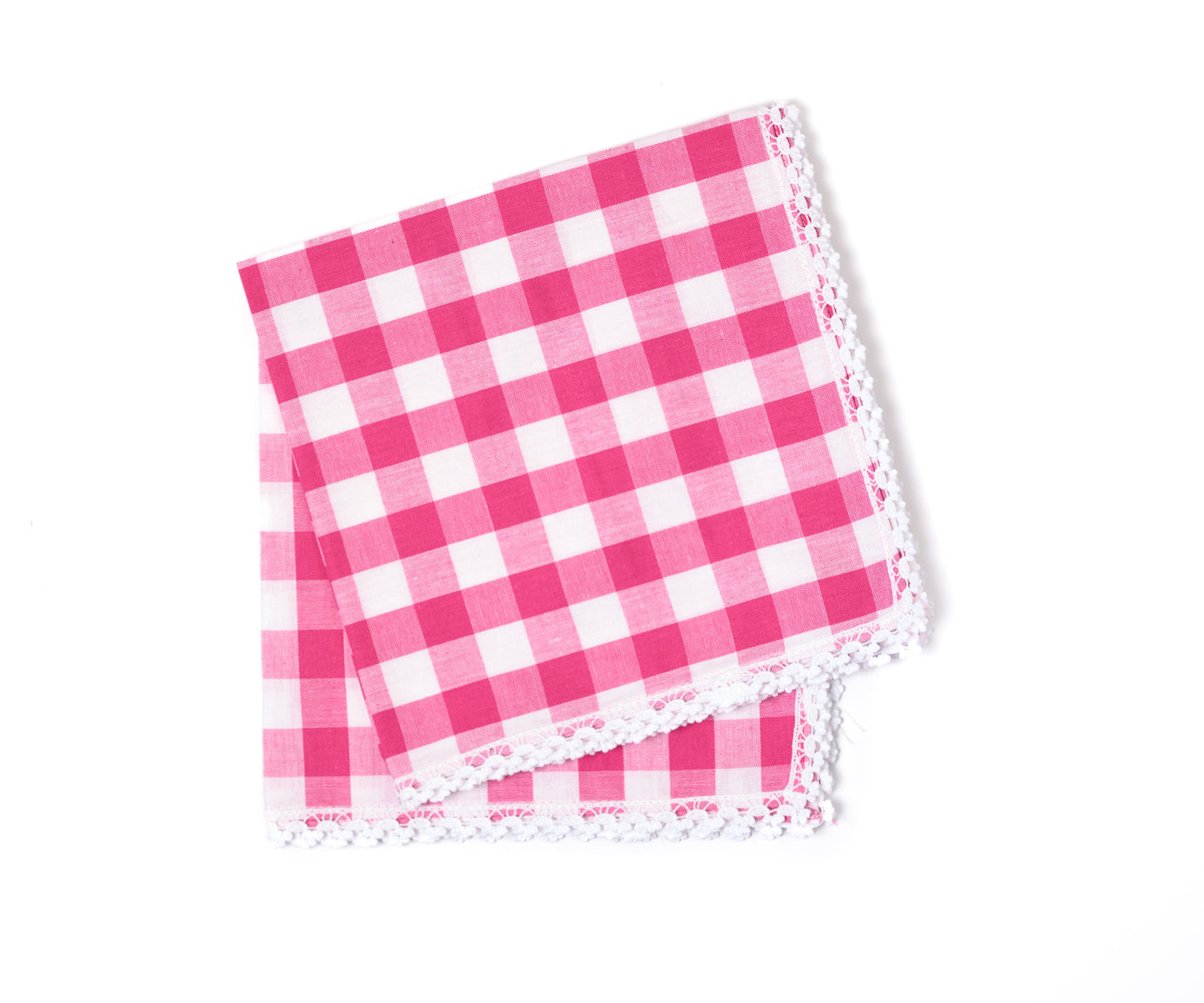 PINK GINGHAM NAPKINS