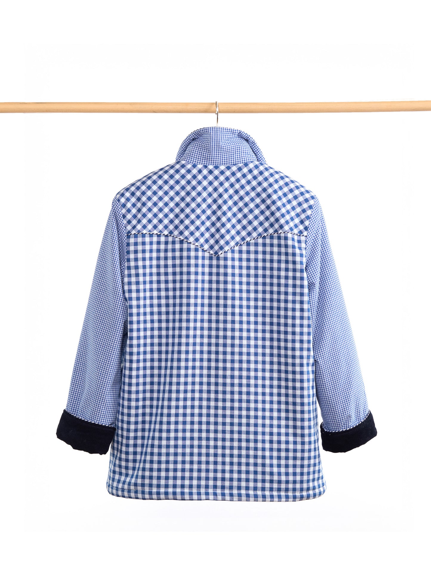 BLUE GINGHAM JACKET