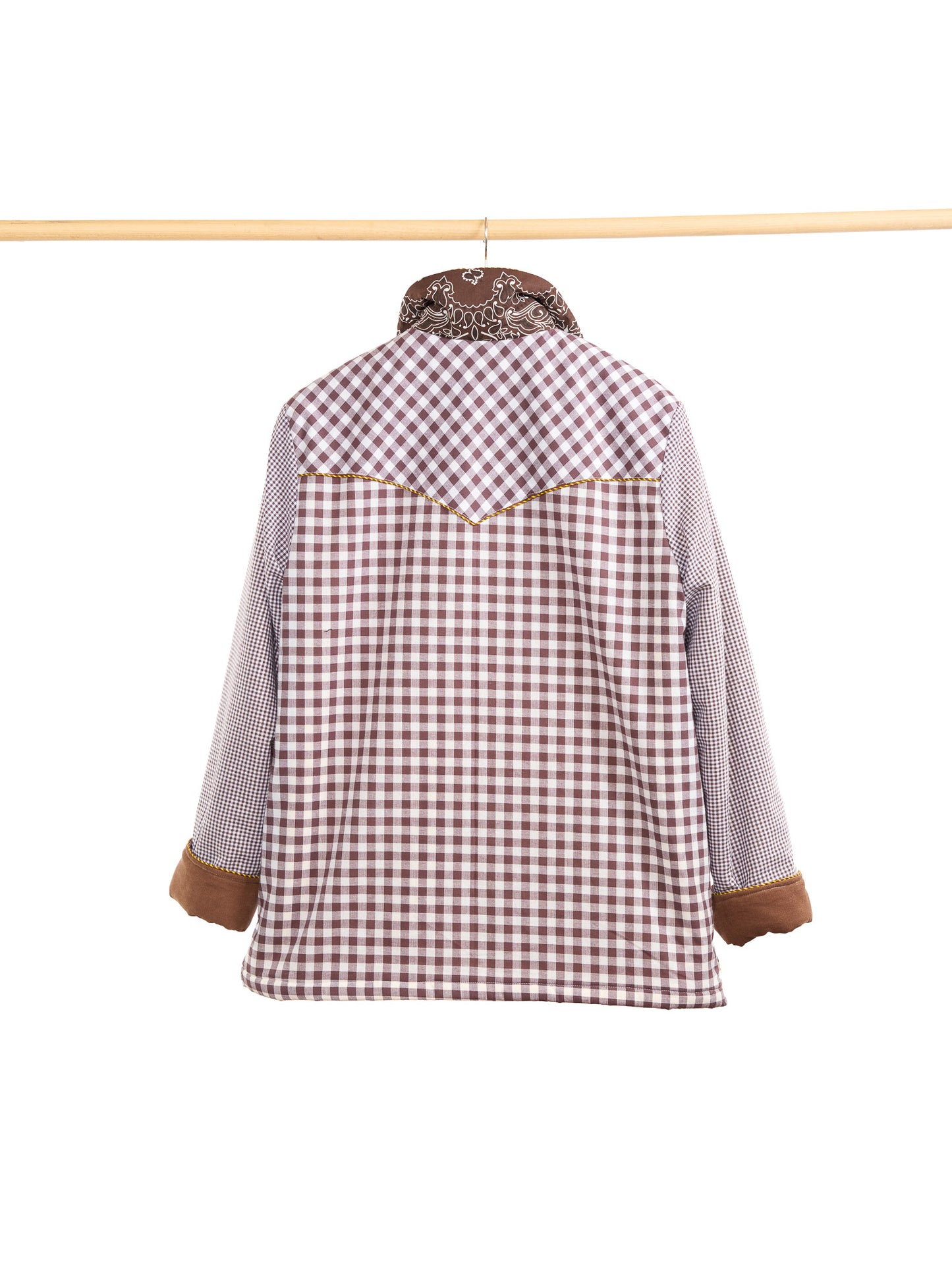 BROWN GINGHAM JACKET