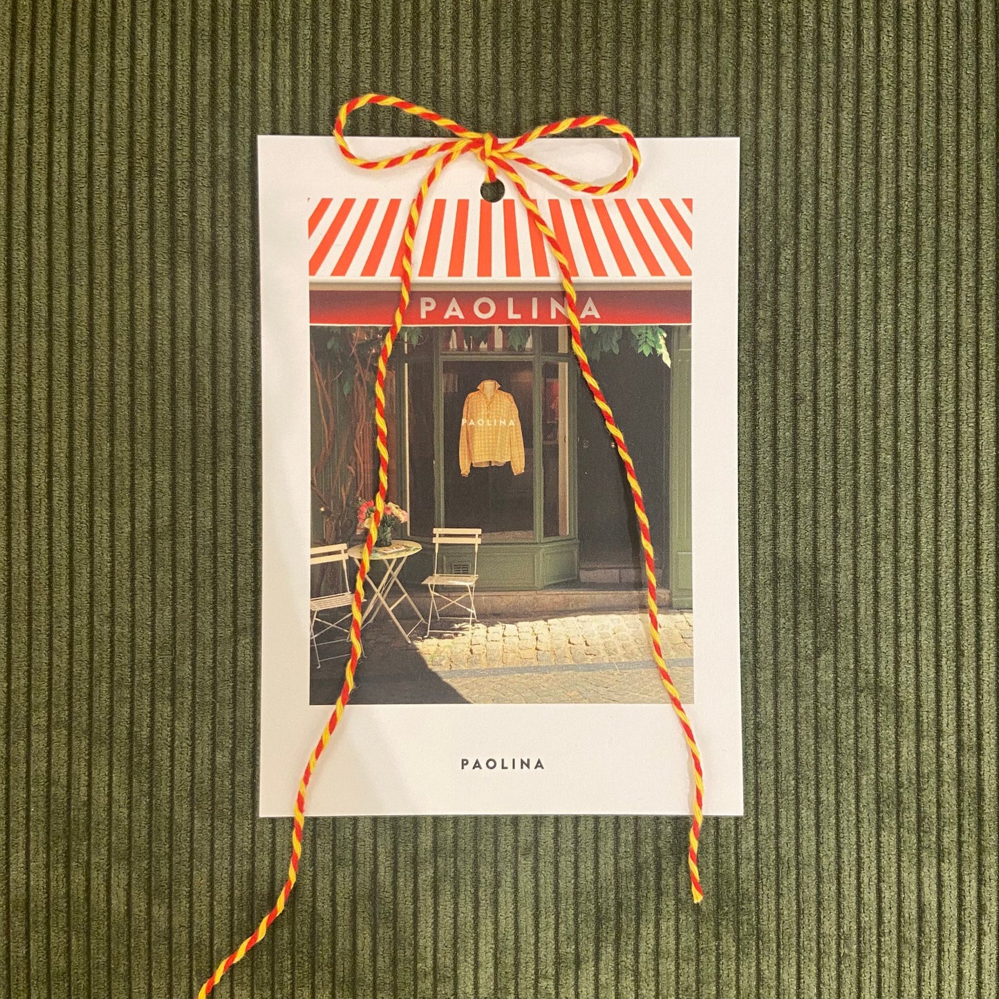 Carte-cadeau PAOLINA