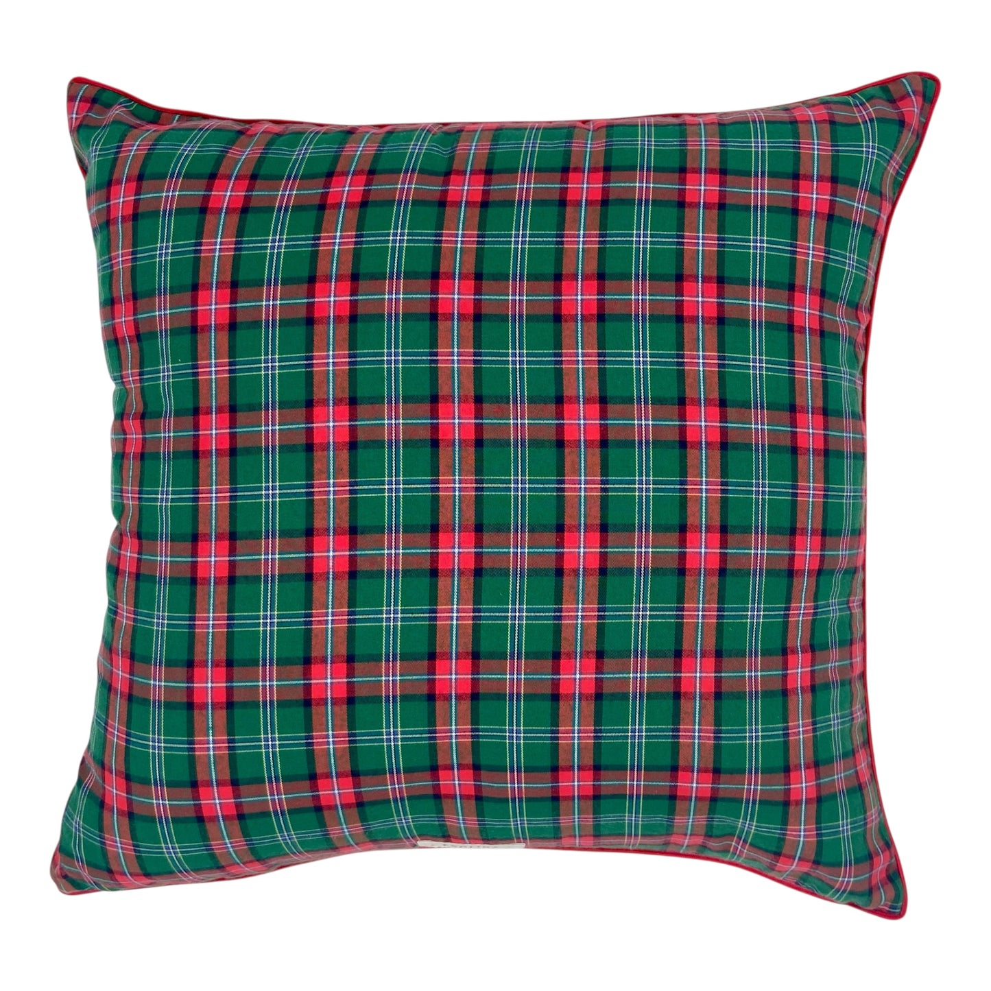 HOUSSE DE COUSSIN ECOSSAIS ROUGE & BANDANA ROUGE