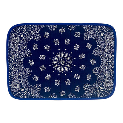 SET DE TABLE - ECOSSAIS BLEU & BANDANA BLEU