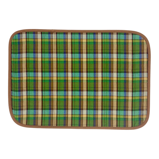 PLACEMAT – BROWN TARTAN & BROWN BANDANA