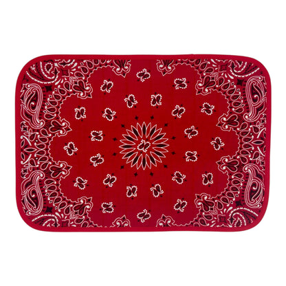 SET DE TABLE - ECOSSAIS ROUGE & BANDANA ROUGE