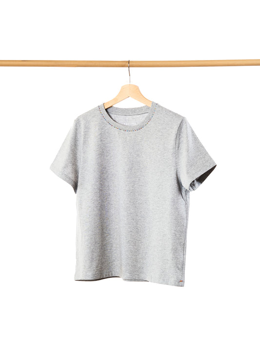 HEATHER GREY SHORT SLEEVE T-SHIRT