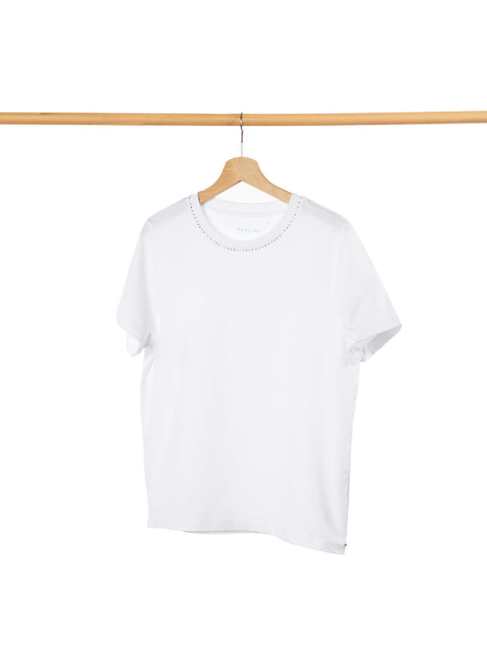 WHITE SHORT SLEEVE T-SHIRT
